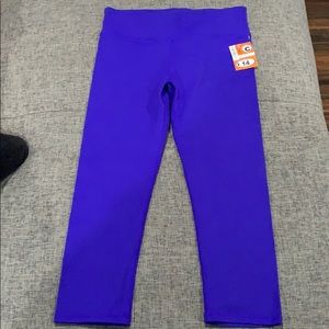 Bright royal blue workout pants